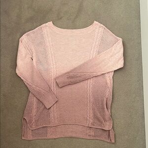 American Eagle Outfitters Pink Crew Neck Sweater
